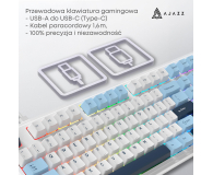Ajazz AK980 Magnetic Switch biała - 1536375 - zdjęcie 11